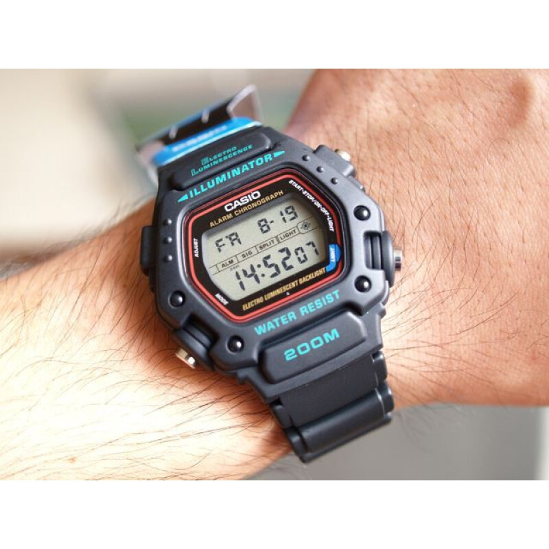 Casio นาฬิกาข้อมือผู้ชาย สายเรซิน รุ่น DW-290-1VS DW-290-1