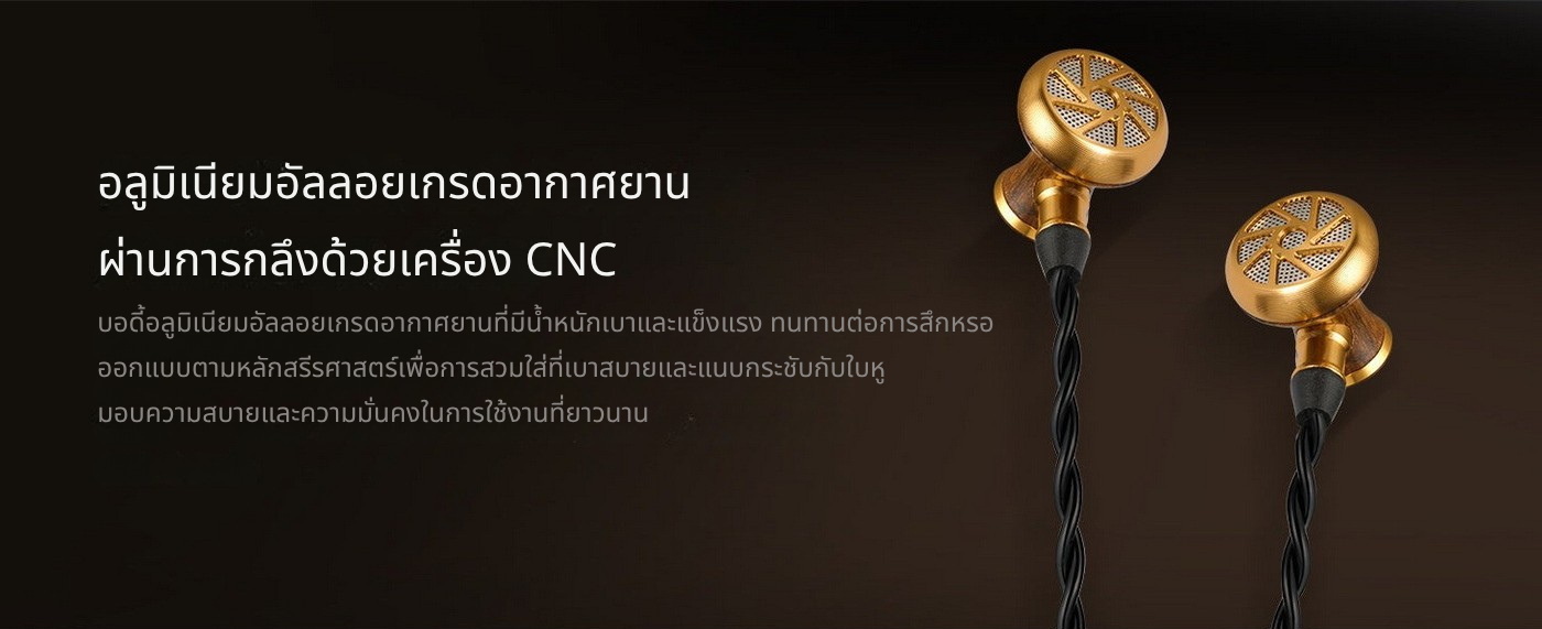 Sivga M300 หูฟังเอียบัด HiFi คุณภาพสูง พื้นหลังสะอาด ความละเอียดสูง เวทีเสียงกว้าง บอดี้ไม้ African Ebony ประกันศูนย์ไทย