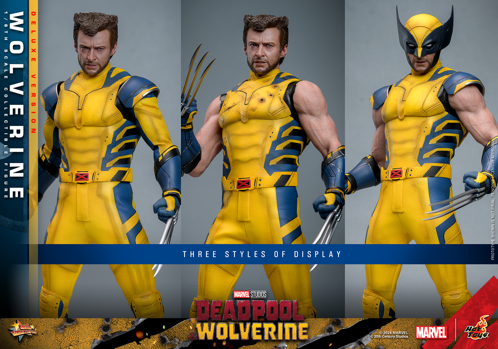 Hot Toys MMS754 Deadpool & Wolverine - Wolverine (Deluxe Version)