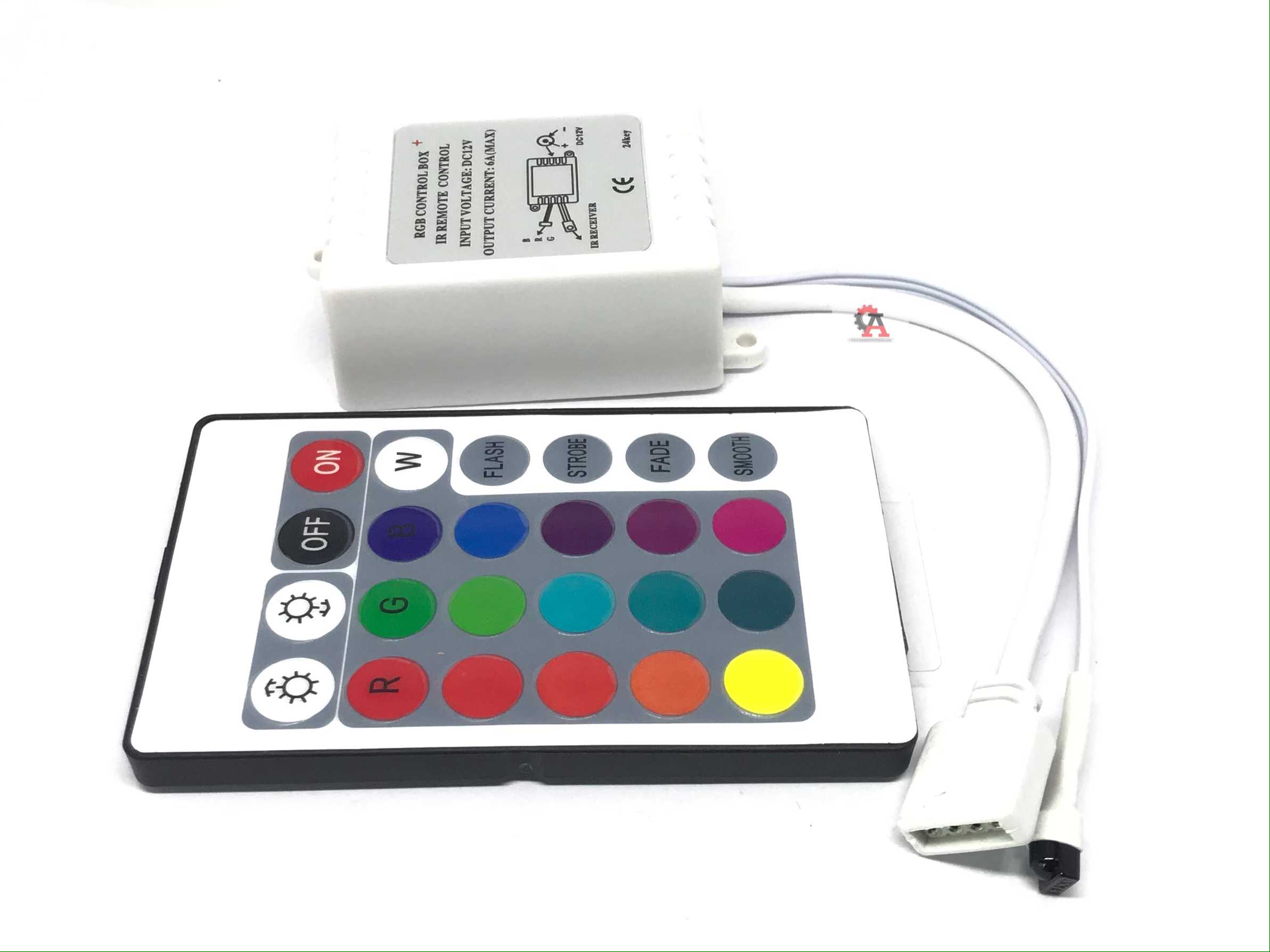 RGB Control Box+IR Remote Control กล่องควบคุมไฟ RGB พร้อมรีโมท สต็อกไทยส่งไว