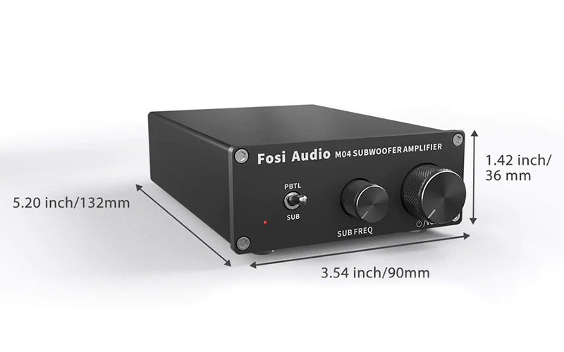 Fosi Audio M04 Subwoofer Amplifier ClassD ชิป TPA3116 ประกันศูนย์ไทย