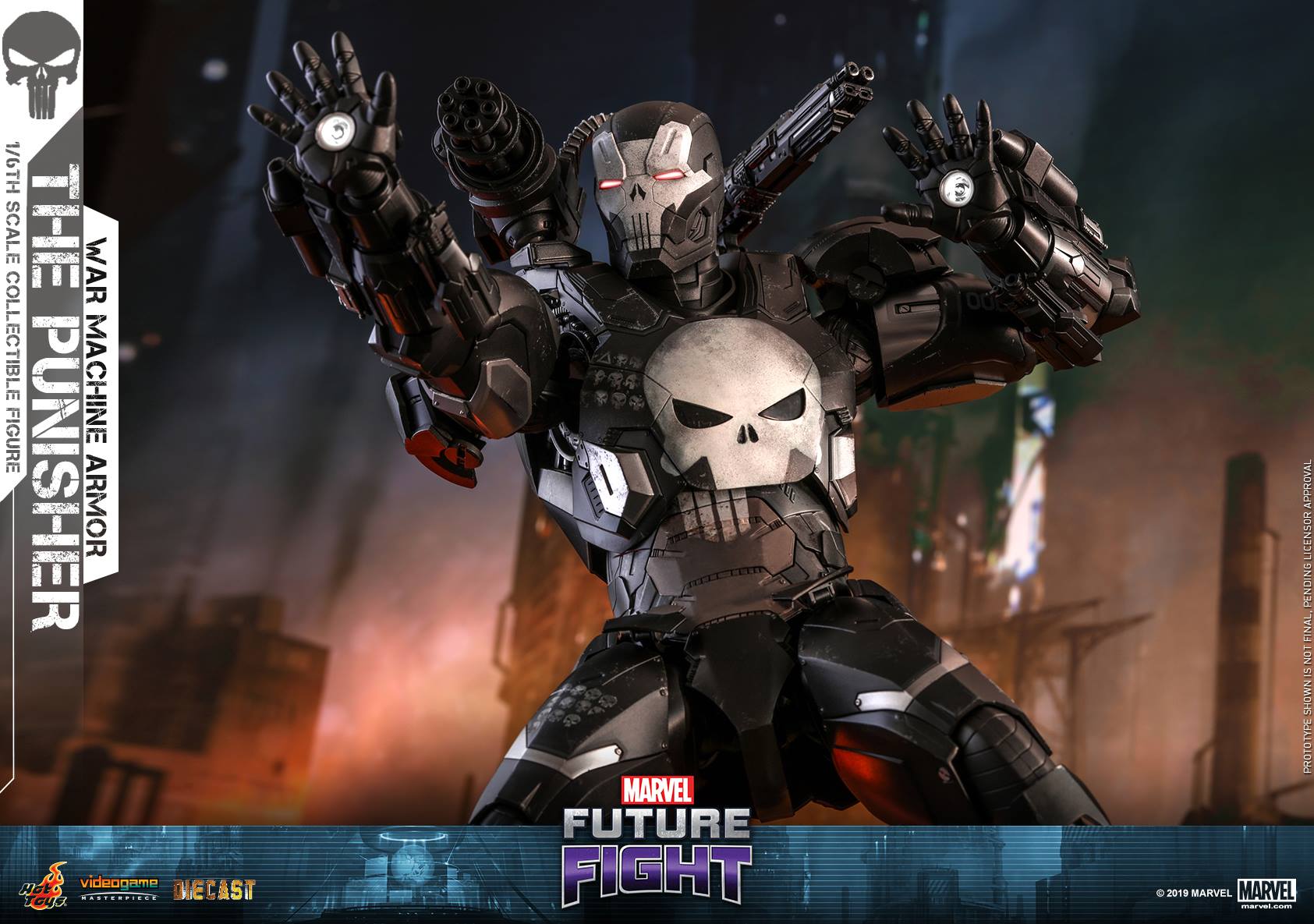 Hot Toys VGM33D28 MARVEL FUTURE FIGHT - THE PUNISHER (WAR MACHINE ARMOR)