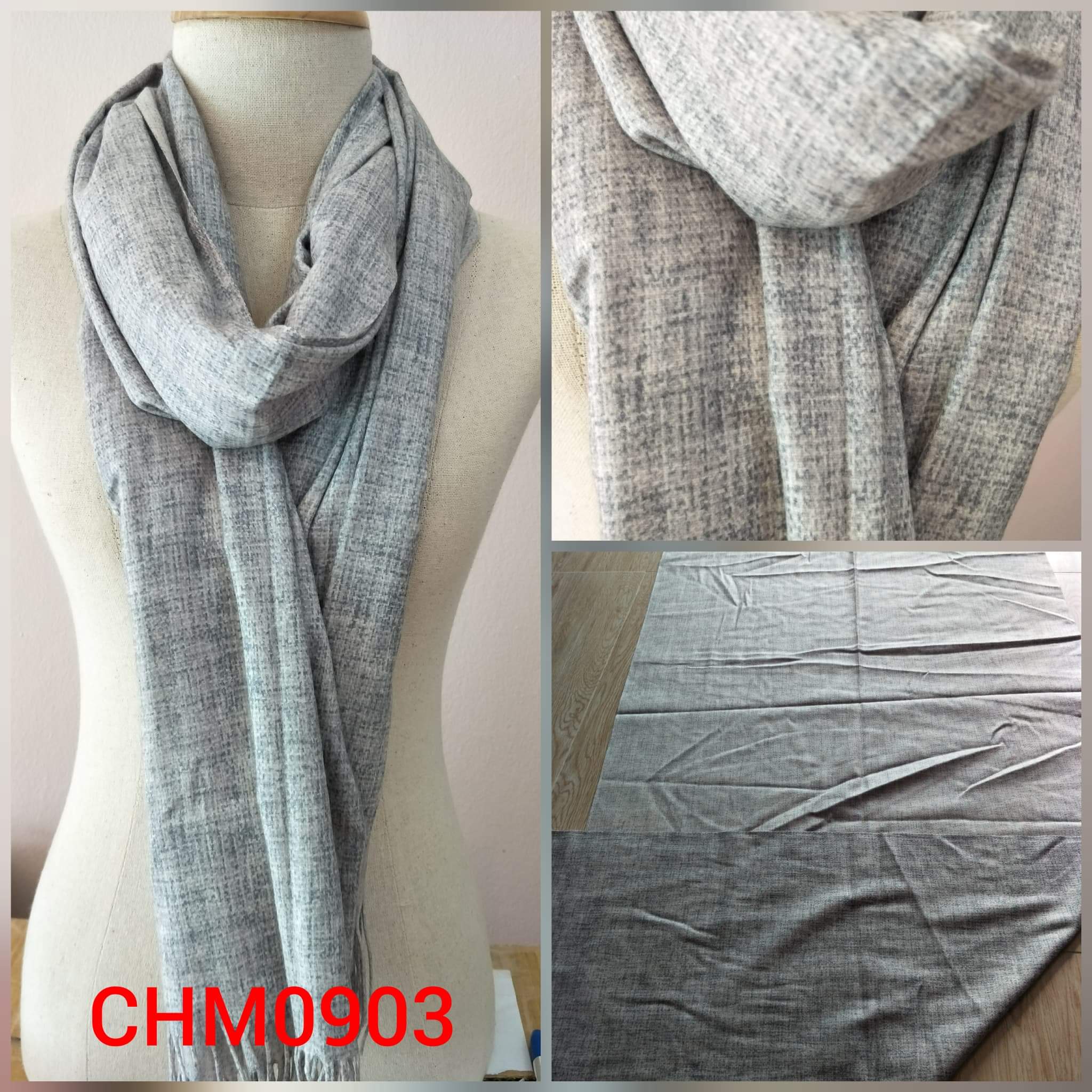 ผ้าพันคอ-ผ้าคลุมไหล่ แคชเมียร์ Two-way Cashmere Scarf