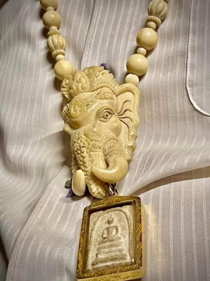 สร้อยคองาช้าง รับประกันแท้ สร้อยงาช้างยกเส้น สร้อยพระงาช้างเก่า