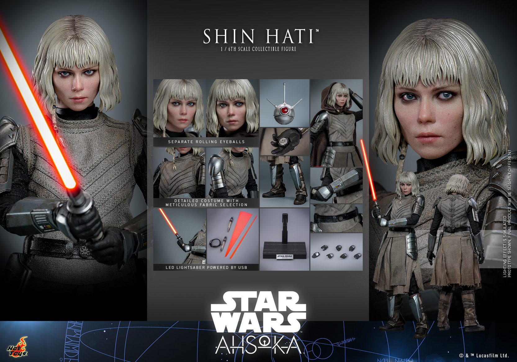 Hot Toys TMS124 1/6 Star Wars: Ahsoka™ - Shin Hati™
