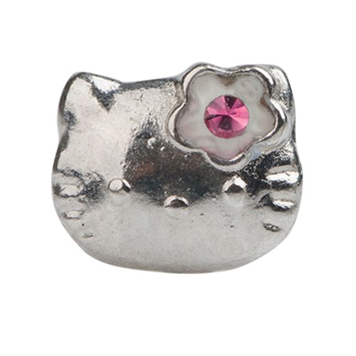 (ส่งฟรี แถมฟรีแป้นหมุดตัน)ต่างหูสำหรับผิวแพ้ง่าย Hello Kitty 40th limited edition สแตนเลสเกรดการแพทย์ ปลอดภัย 100%_STD048B