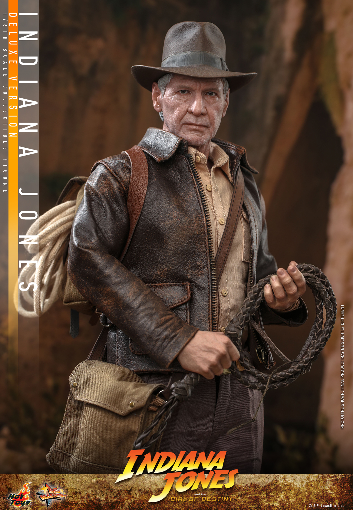 Hot Toys MMS717 1/6 Indiana Jones and the Dial of Destiny - Indiana Jones (Deluxe Version)
