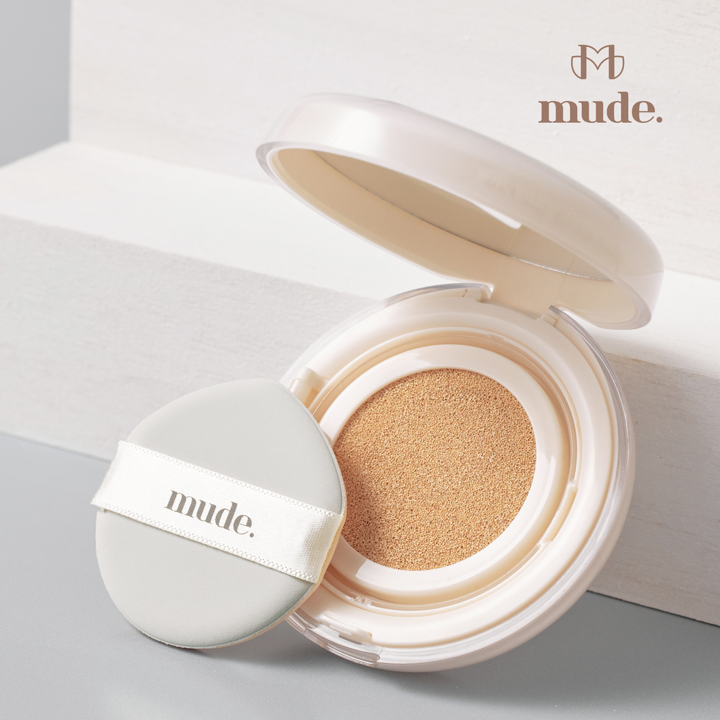 MUDE SOFT SILKY FIT CUSHION SPF 50 PA+++ (+REFILL) 30G. (คุชชั่น รองพื้น)