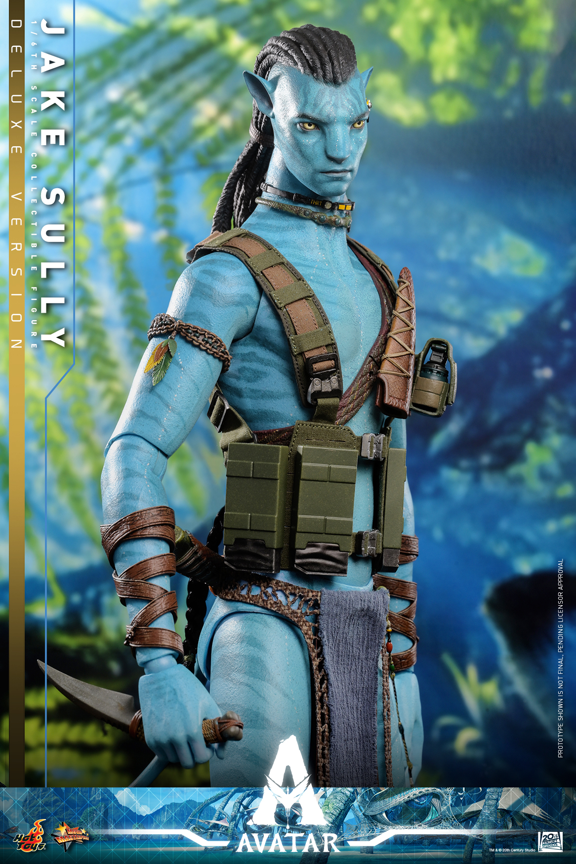 Hot Toys MMS684 1/6 Avatar : The Way of Water - Jake Sully (Deluxe Version)
