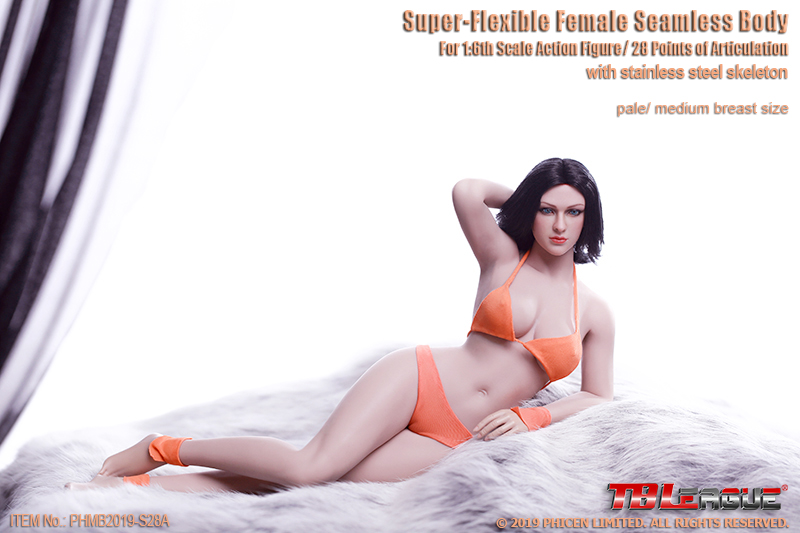 TBLeague PHMB2019-S29B 1/6 Super-Flexible Female Seamless Body