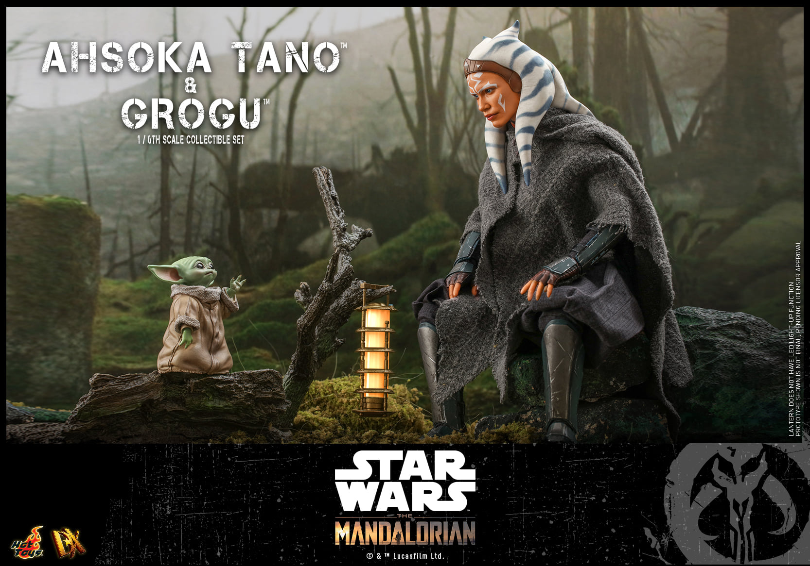 Hot Toys DX21 1/6 Star Wars™: The Mandalorian™ - Ahsoka Tano & Grogu™