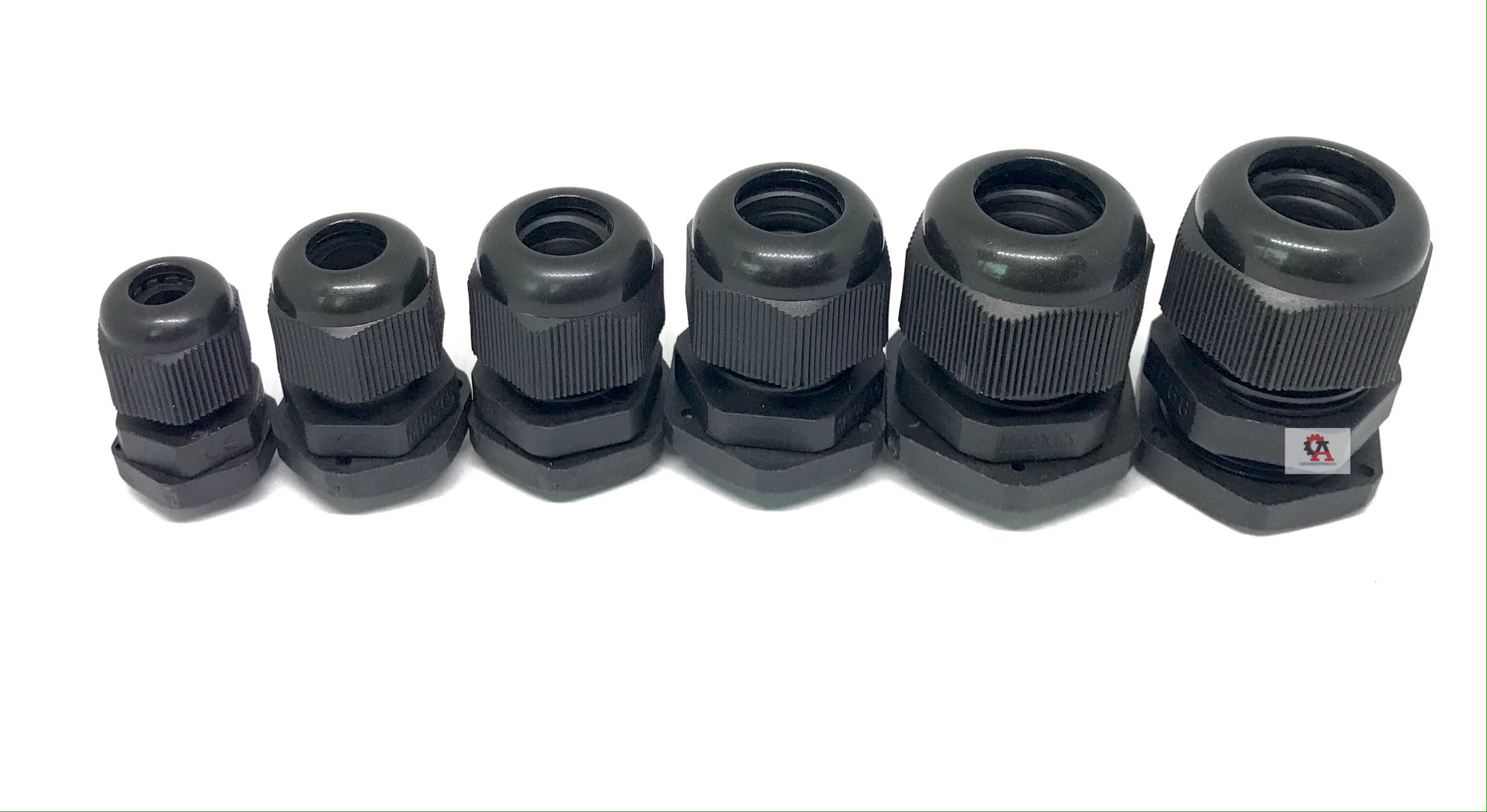 M-type cable waterproof connector (สีดำ)/ชิ้น