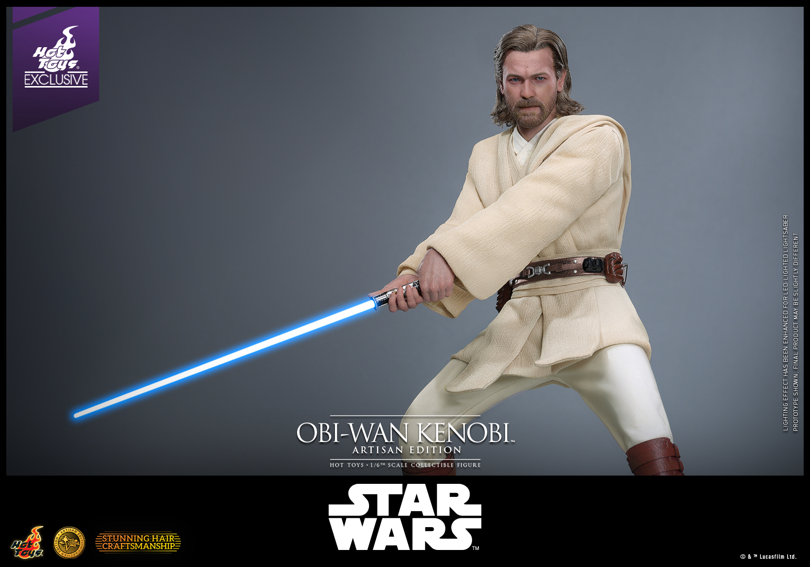 Hot Toys MMS809AE Star Wars: Attack Of The Clones - Obi-Wan Kenobi (Artisan Edition) [Hot Toys Exclusive]