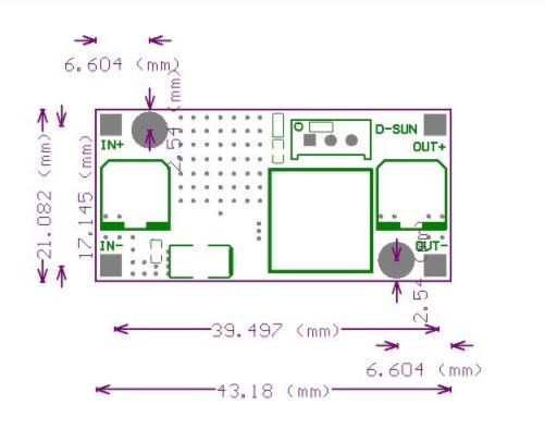 EA06 วงจรเพิ่มแรงดันไฟ 5-40 V 4A DC สำหรับ DIY เพิ่มความแรง IC 6009 แท้