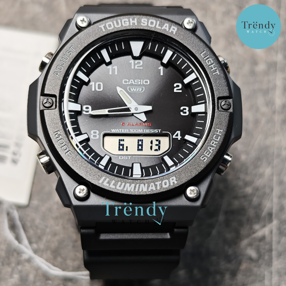 Casio Standard นาฬิกาข้อมือผู้ชาย สายเรซิน รุ่น AQ-S820W, AQ-S820W-1A, AQ-S820W-3B, AQ-S820W-5A