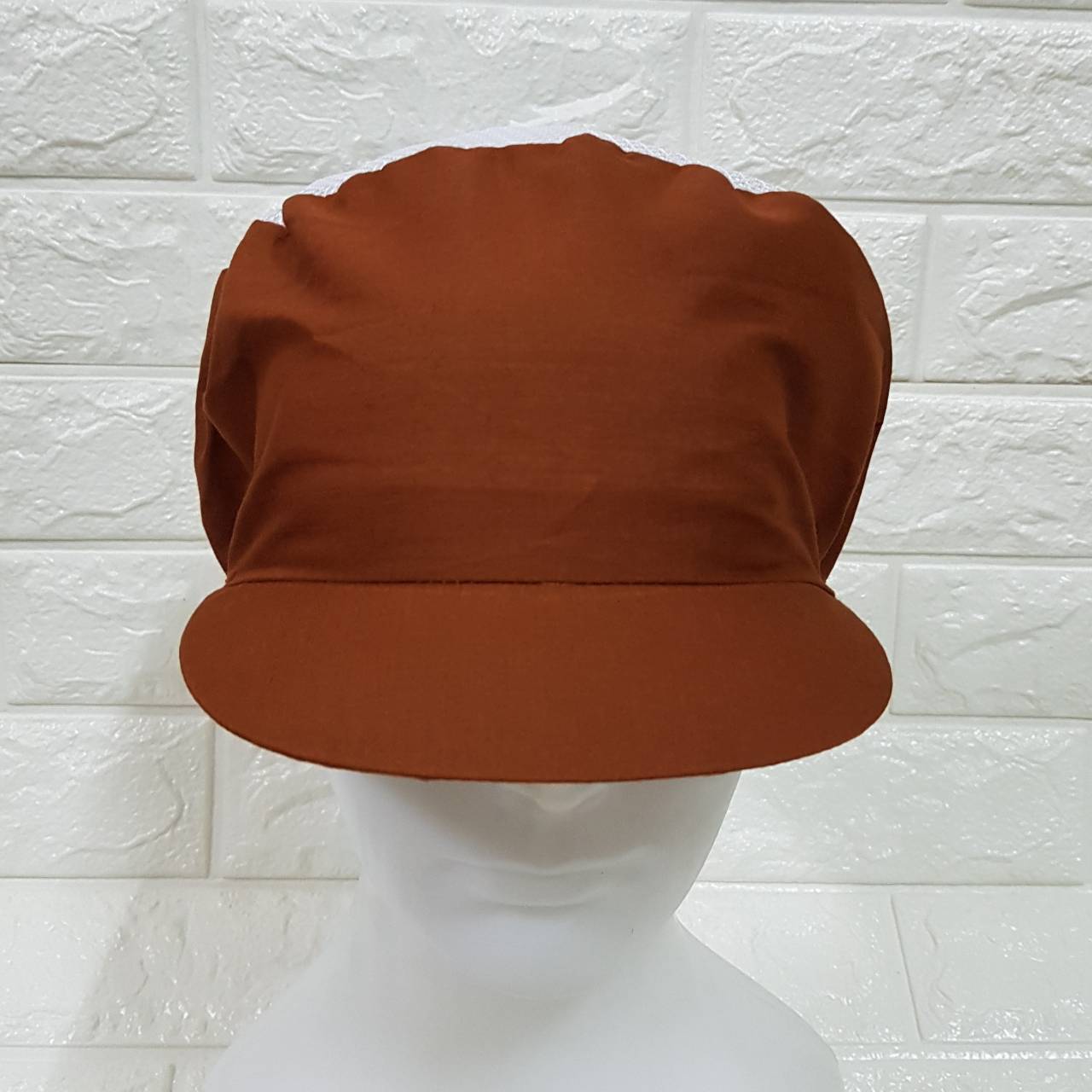 หมวกคลุมผมตาข่ายบน หมวกแม่ครัว หมวกพ่อครัว หมวกทำอาหาร หมวกโรงงาน หมวกพนักงานฝ่ายผลิต หมวกอุตสาหกรรม หมวกคลุมเก็บผมชาย-หญิง