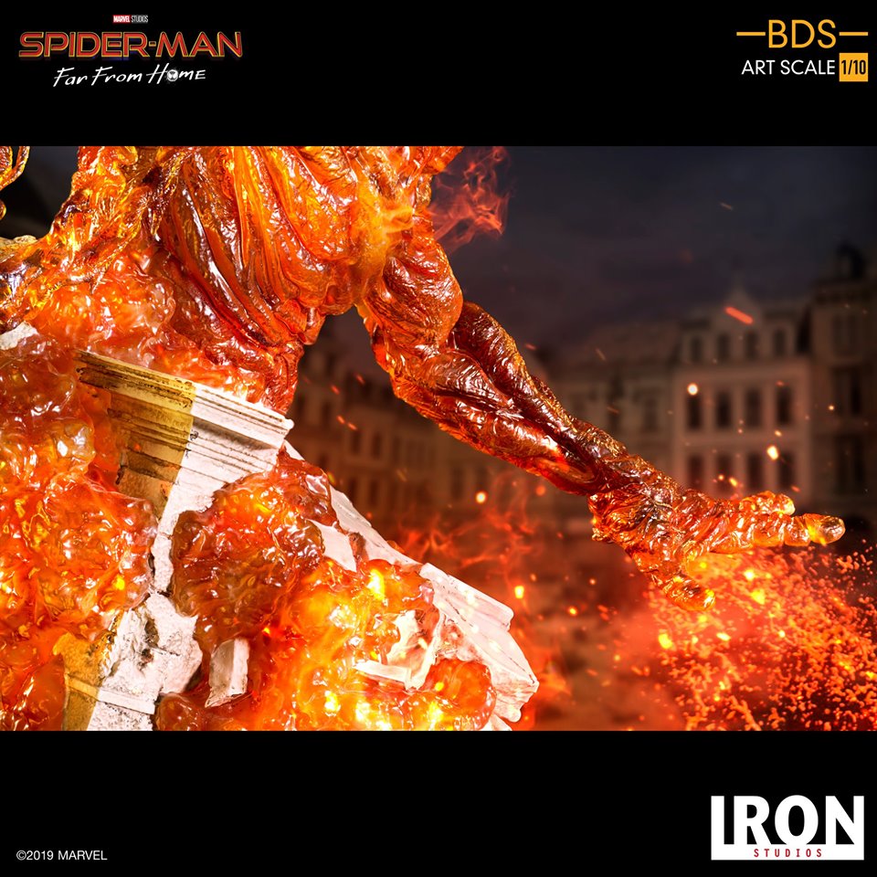 Iron Studios BDS Art Scale 1/10 Spider-Man: Far From Home - Molten-Man