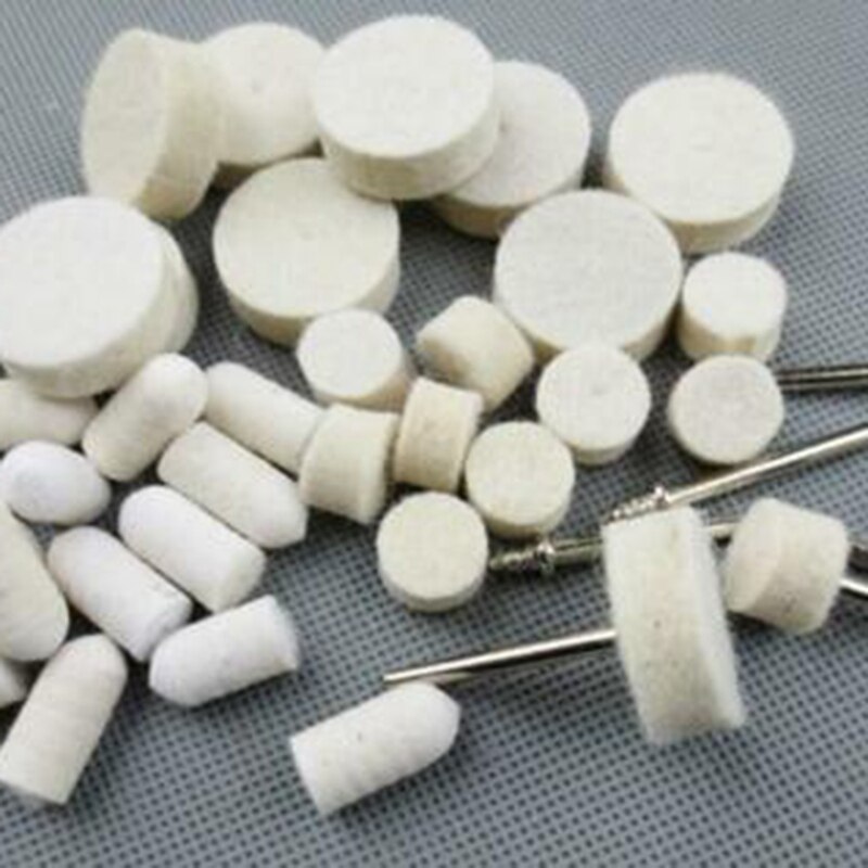 DG35 ชุดหัวขัดผ้าสักหลาด 88 ชิ้น แกน 3.2 มิล สำหรับ งานขัดเงา ปัดเงา ขัดสี ขัดละเอียด