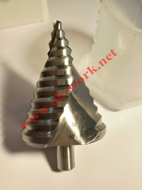 ST07 ดอกเจาะสเตนเลส step drill 6-60 mm เกรด HSS
