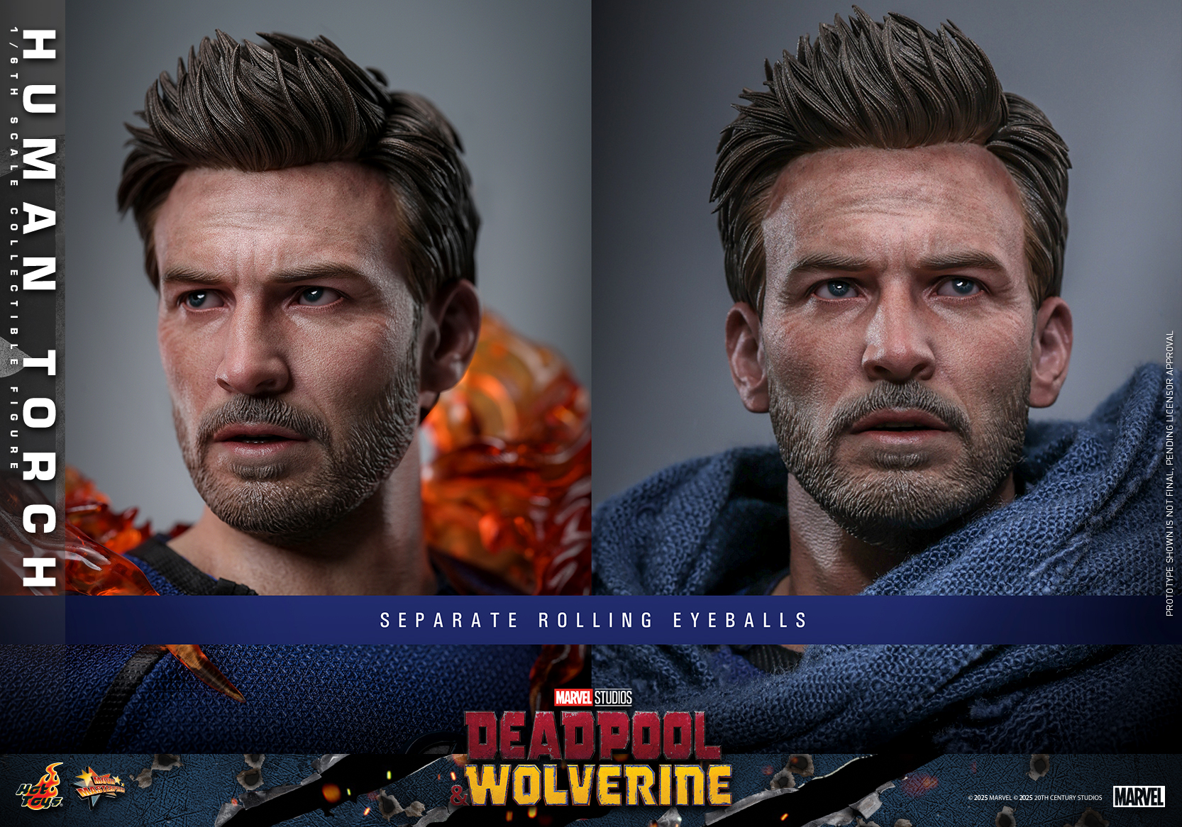 Hot Toys MMS789 Deadpool & Wolverine - Human Torch