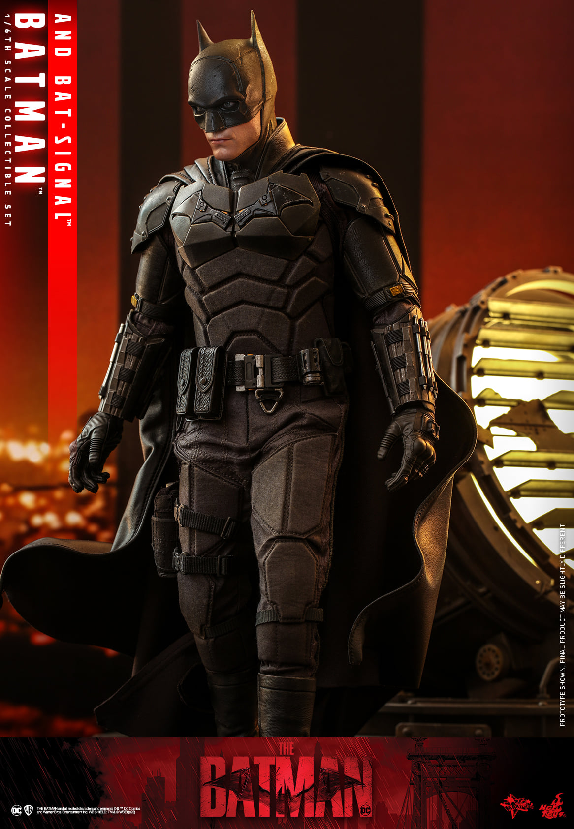 Hot Toys MMS641 1/6 The Batman - Batman and Bat-Signal