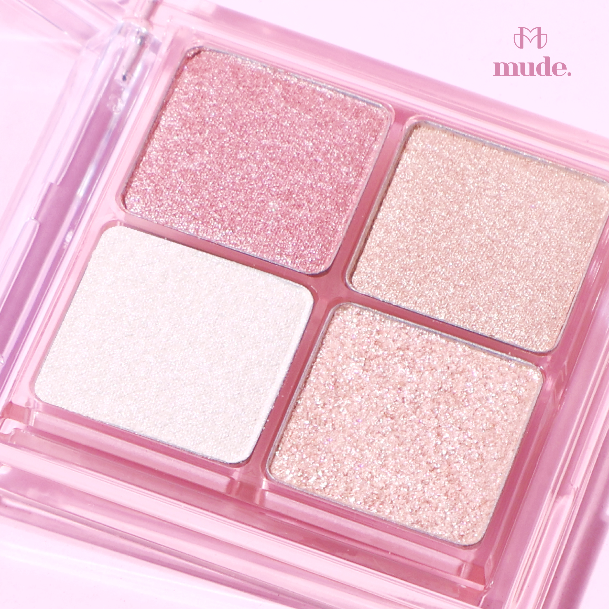 MUDE FULL BLOOM PALETTE 01 BLOOMING 3.8G. ( อายแชโดว์ ชิมเมอร์ กลิสเตอร์ )
