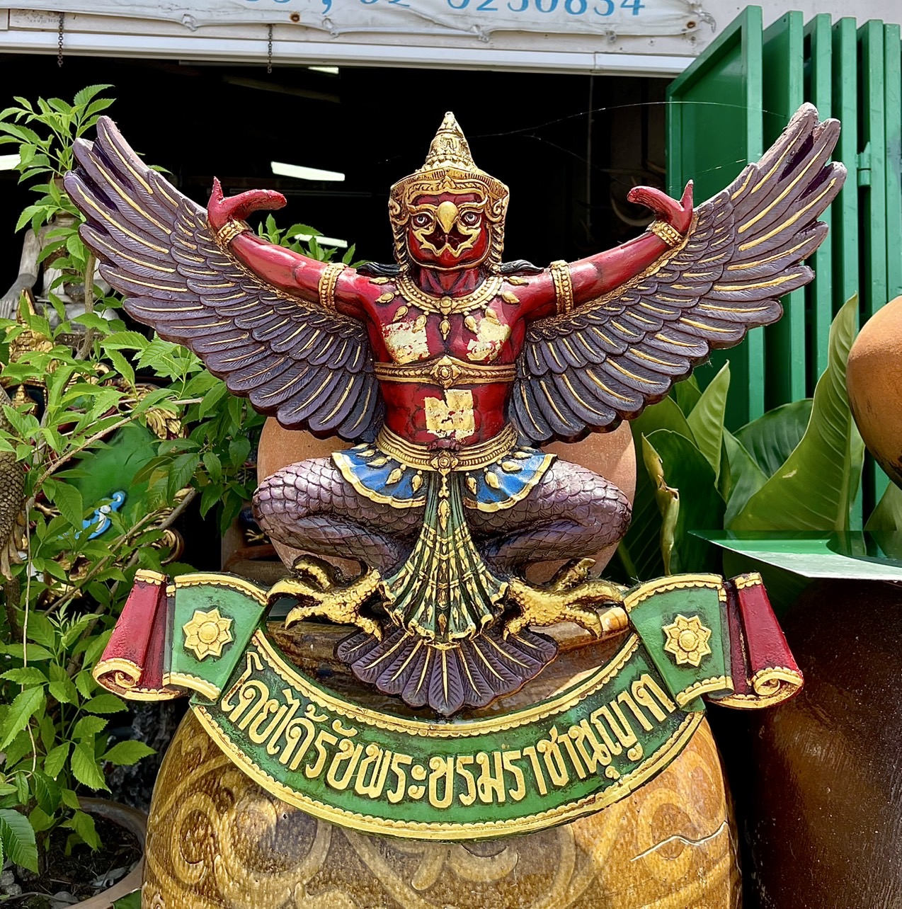 พญาครุฑ ครุฑธนาคาร พญาครุฑติดผนัง ขนาด70ซม