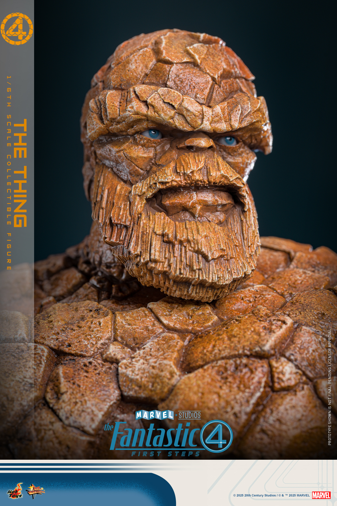Hot Toys MMS813 The Fantastic Four: First Steps - The Thing