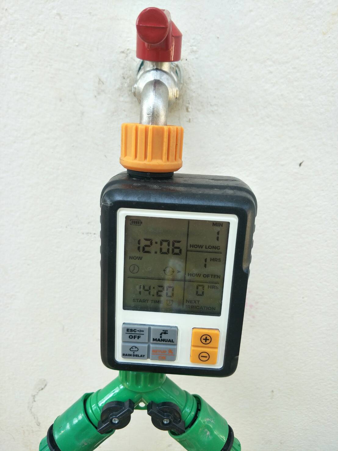 OT48 เครื่องตั้งเวลารดน้ำต้นไม้อัตโนมัติ ดิจิตอล