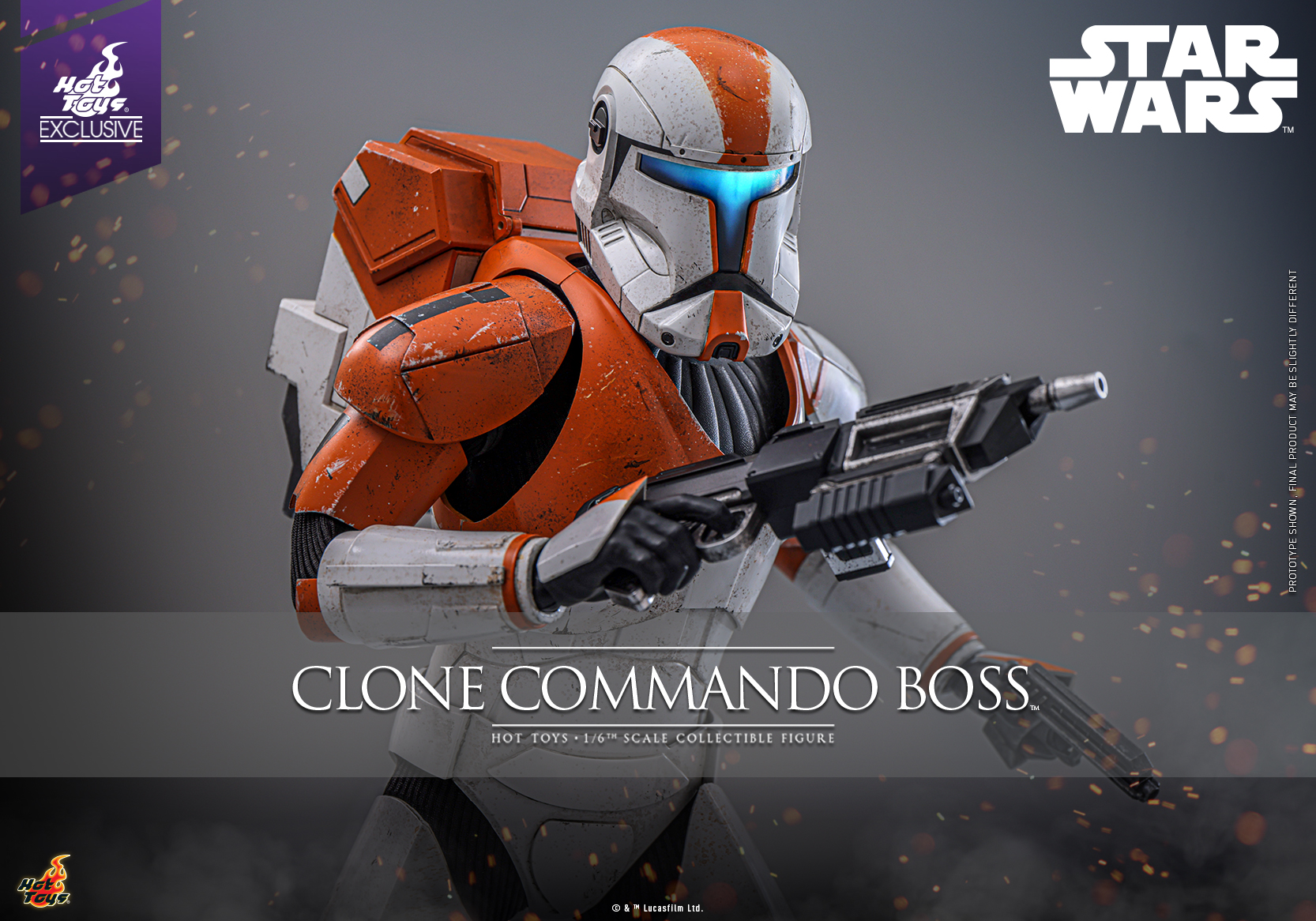 Hot Toys TMS151 Star Wars: The Clone Wars - Clone Commando Boss [Hot Toys Exclusive]