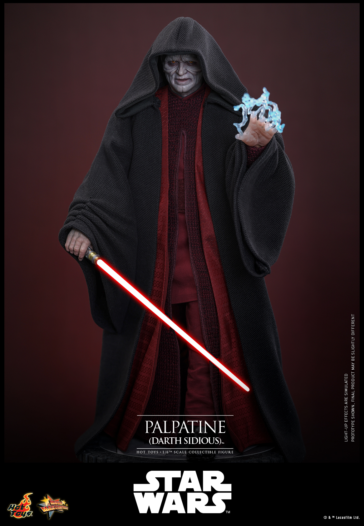 Hot Toys MMS805 Star Wars: Episode III – Revenge of the Sith - Palpatine (Darth Sidious)