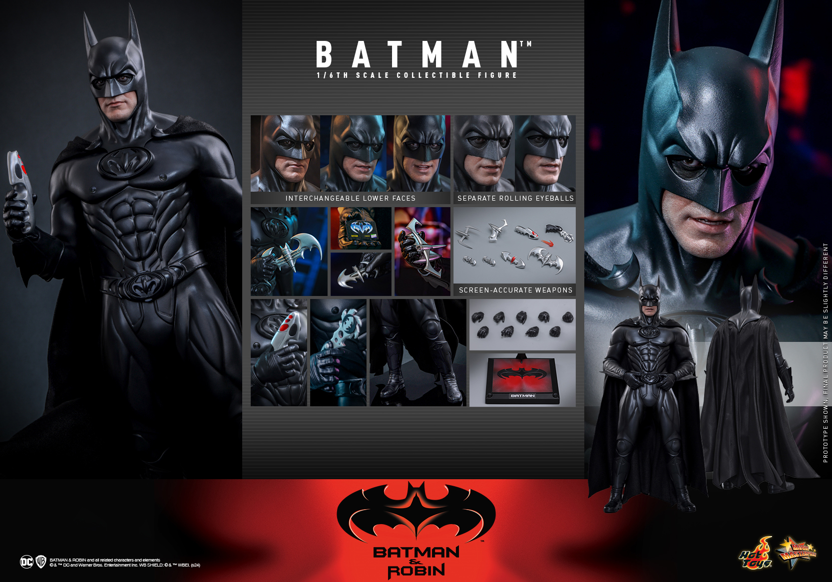 Hot Toys MMS786 Batman & Robin - Batman
