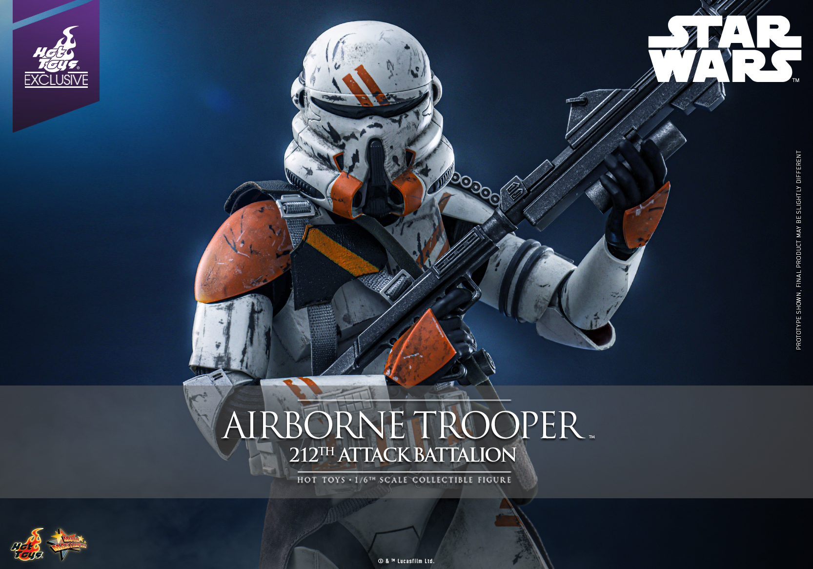 Hot Toys MMS794 Star Wars: Episode III Revenge of the Sith - Airborne Trooper (212th Attack Battalion) [Hot Toys Exclusive]