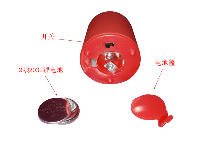 เทียน LED ไฟสะบัดขนาดเล็ก ขนาด 4.7x7.5 เซนติเมตร