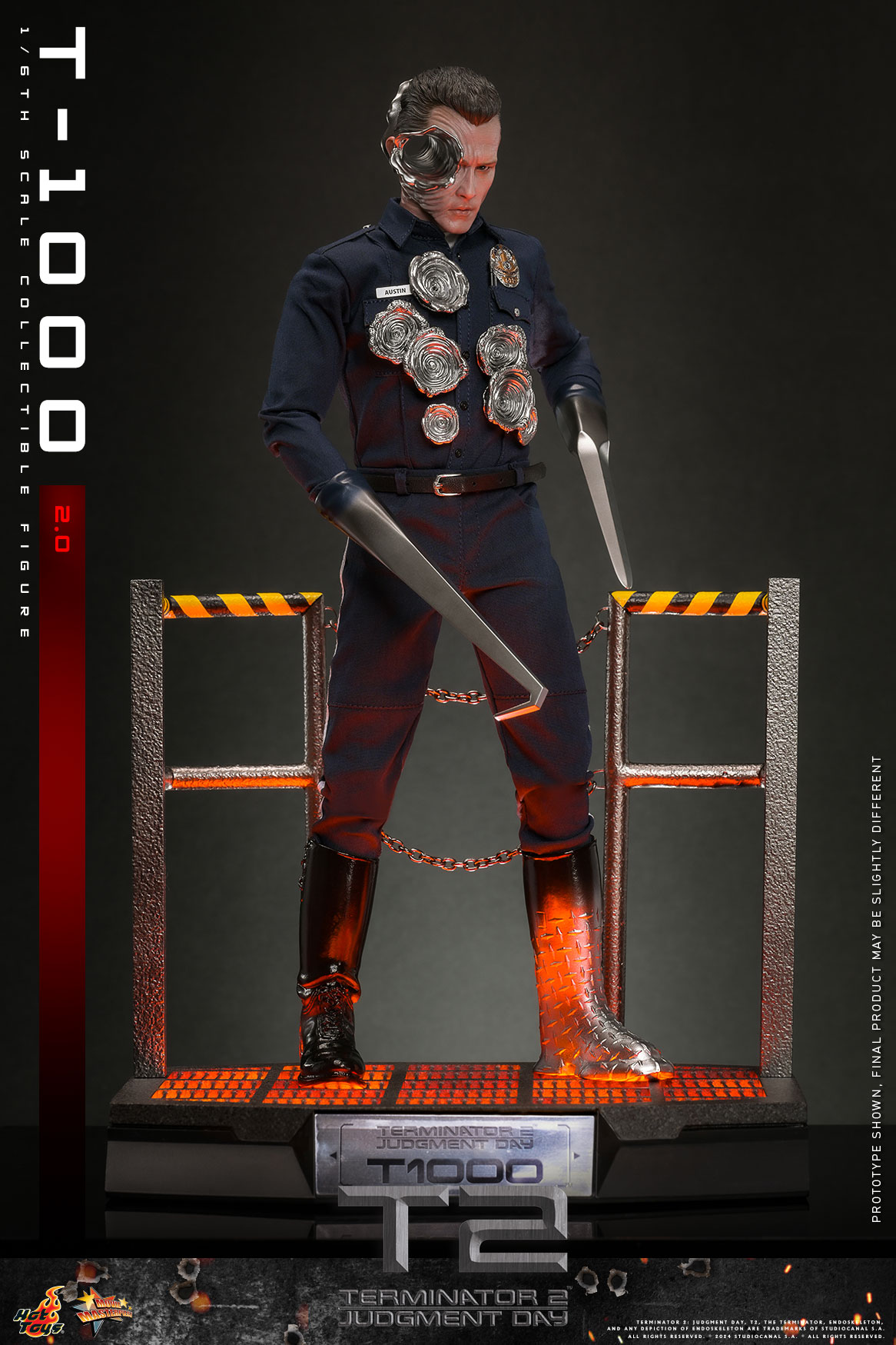 Hot Toys MMS774 Terminator 2: Judgment Day - T-1000 (2.0)