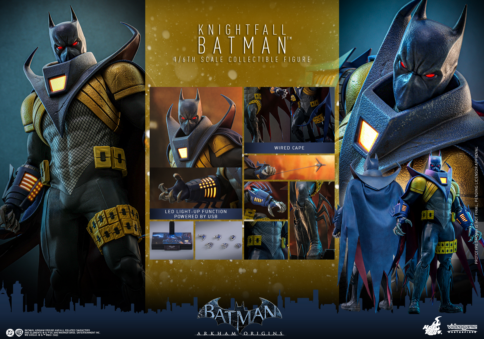 Hot Toys VGM74 Batman: Arkham Origins - Knightfall Batman