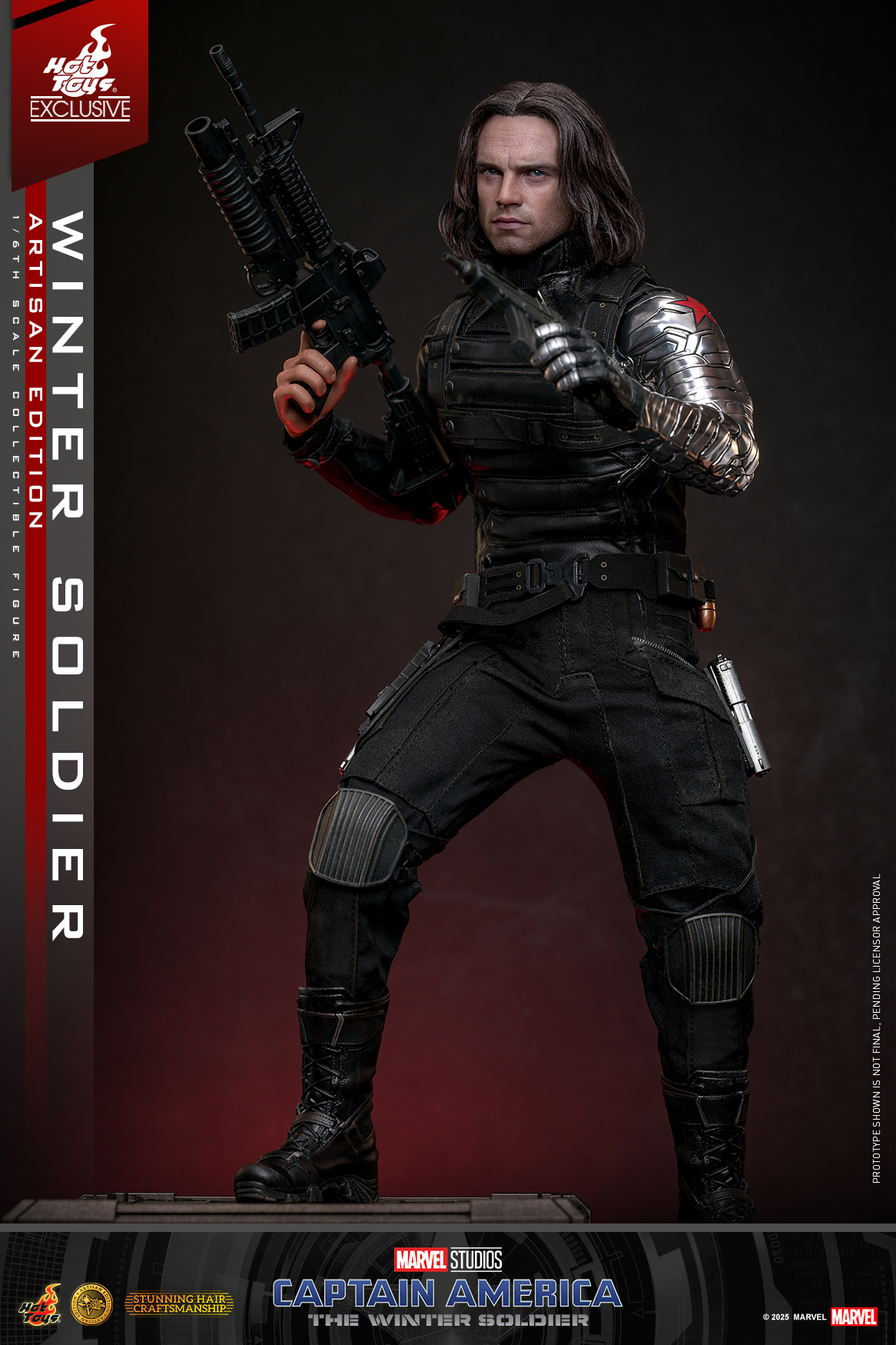 Hot Toys MMS790AEB Captain America: The Winter Soldier - Winter Soldier (Artisan Edition) (Special Edition) [Hot Toys Exclusive]
