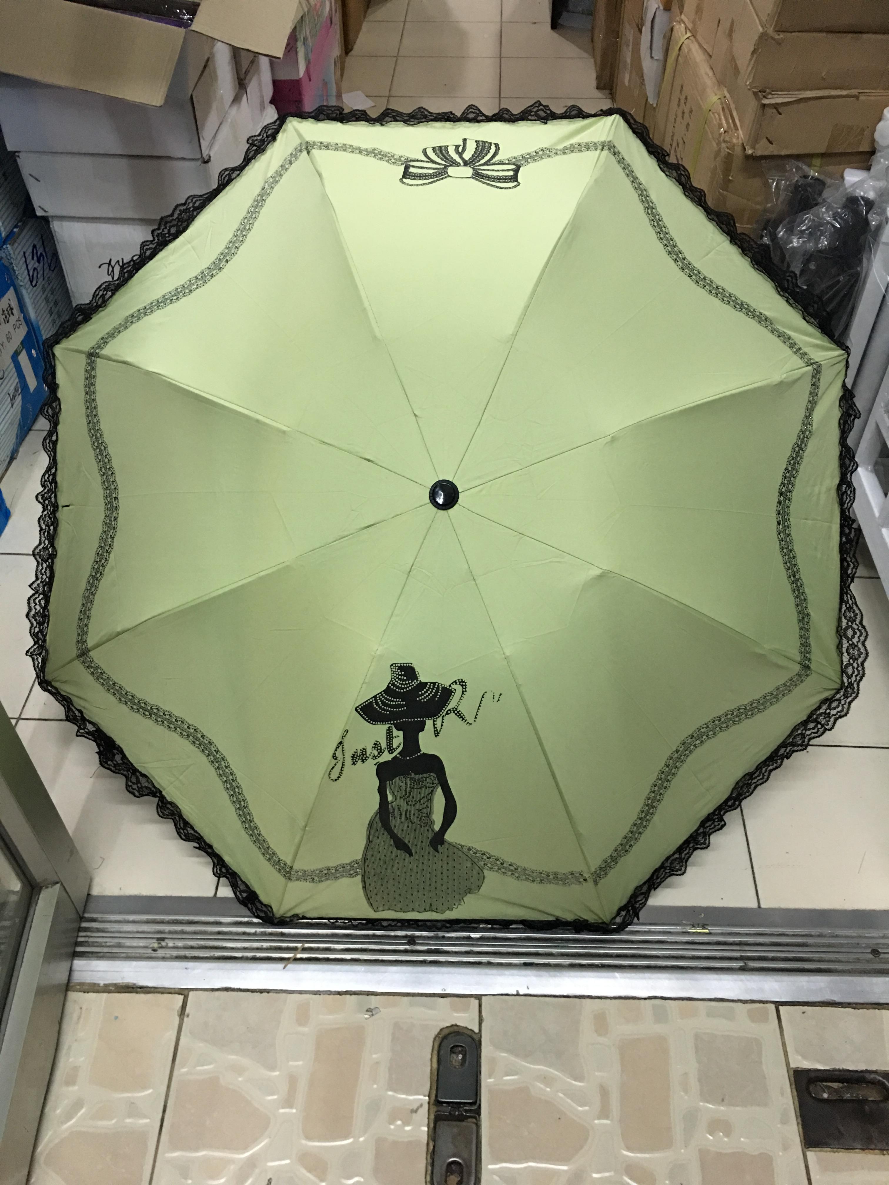 ร่มโค้งแฟชั่นมีระบาย รหัส8009