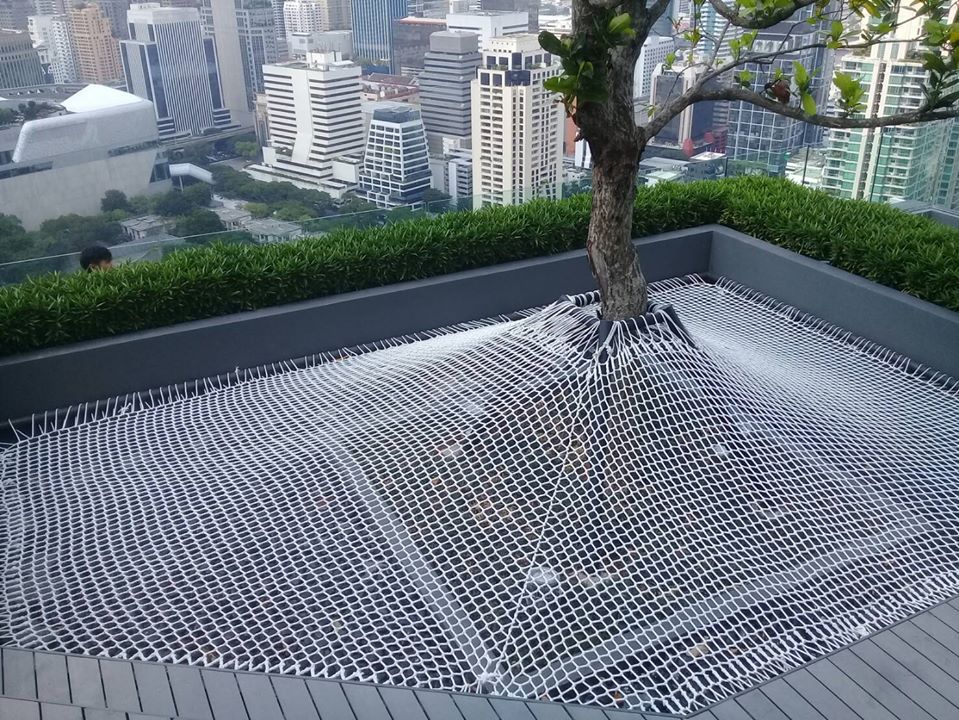 ตาข่ายโพลีเอสเตอร์ถัก