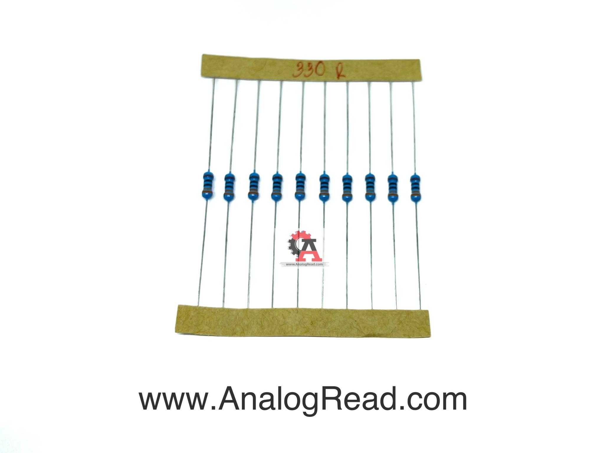 Resistor 330 Ohm 1/4W ตัวต้านทาน 330โอห์ม 1/4วัตต์