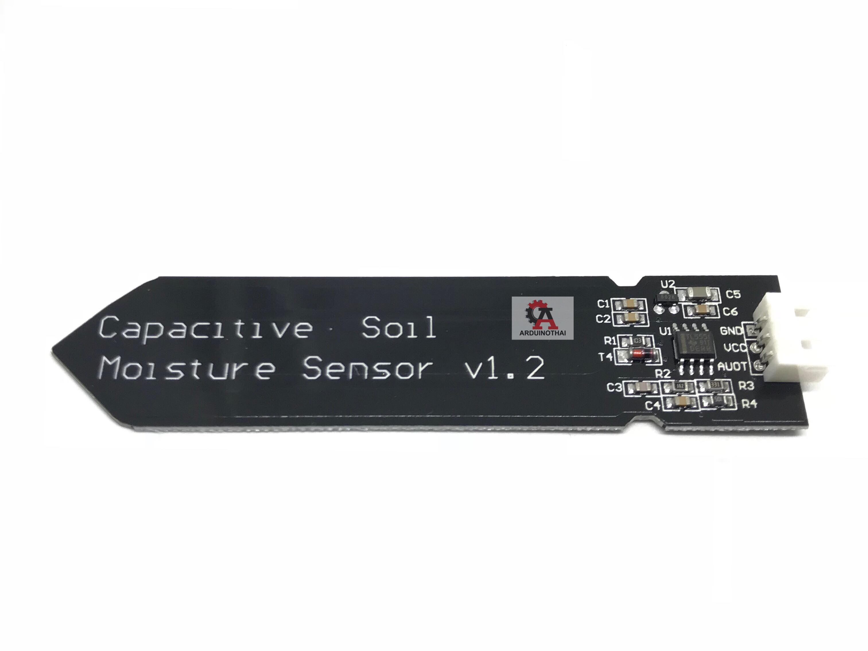 Capacitive Soil sensor V1.2 เซนเซอร์วัดค่าความชื้นในดิน สต็อกไทยส่งไว