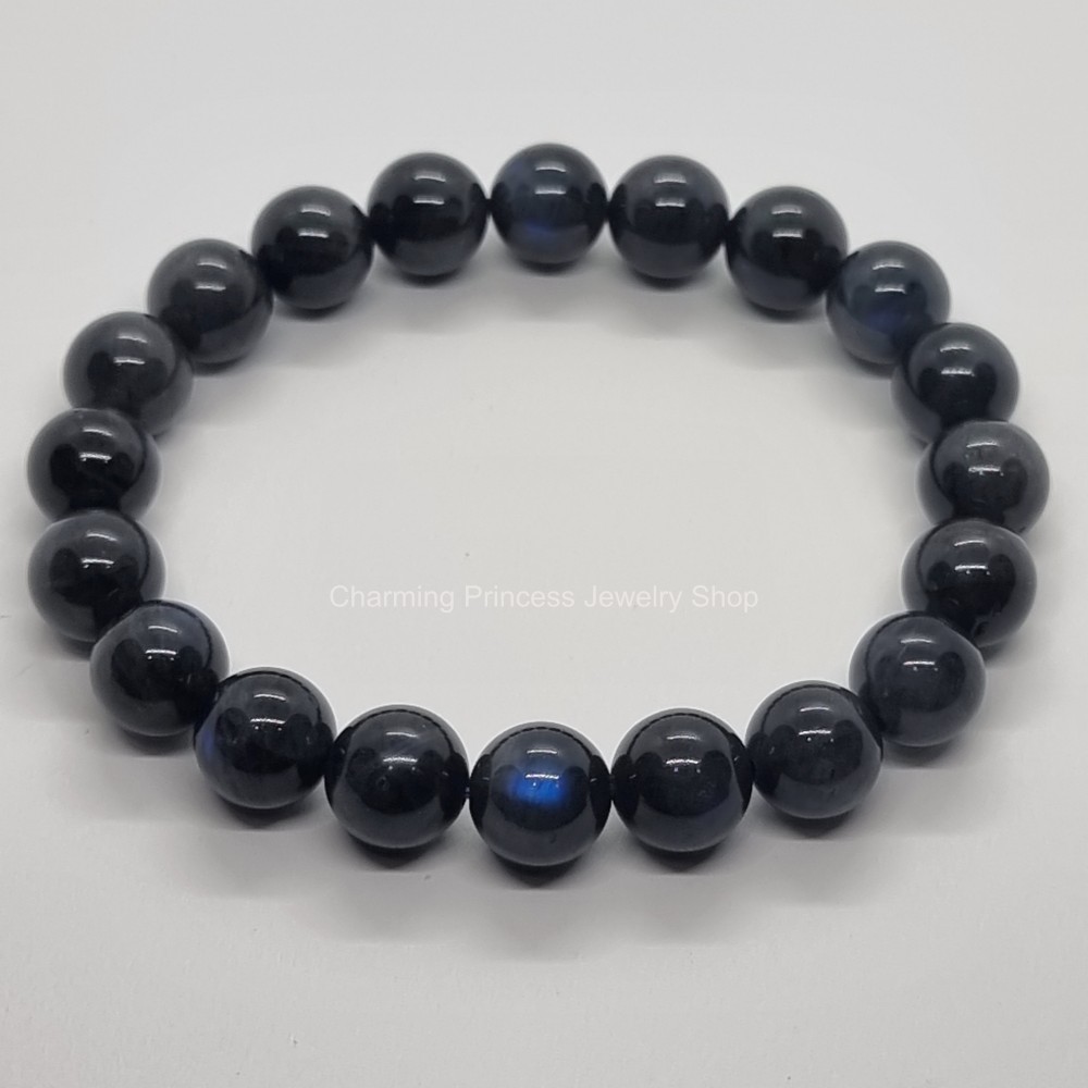 Labradorite ลาบราดอไรต์ 10 มม AA ก่อให้เกิดความคิดสร้างสรรค์ และมีสมาธิ