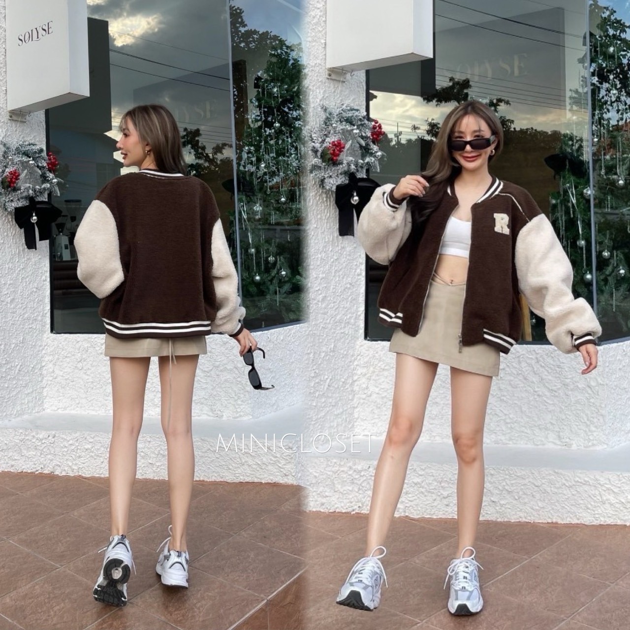 เสื้อแจ็คเก็ตแนวสตรีท ใส่ได้ทั้งชาย / หญิง