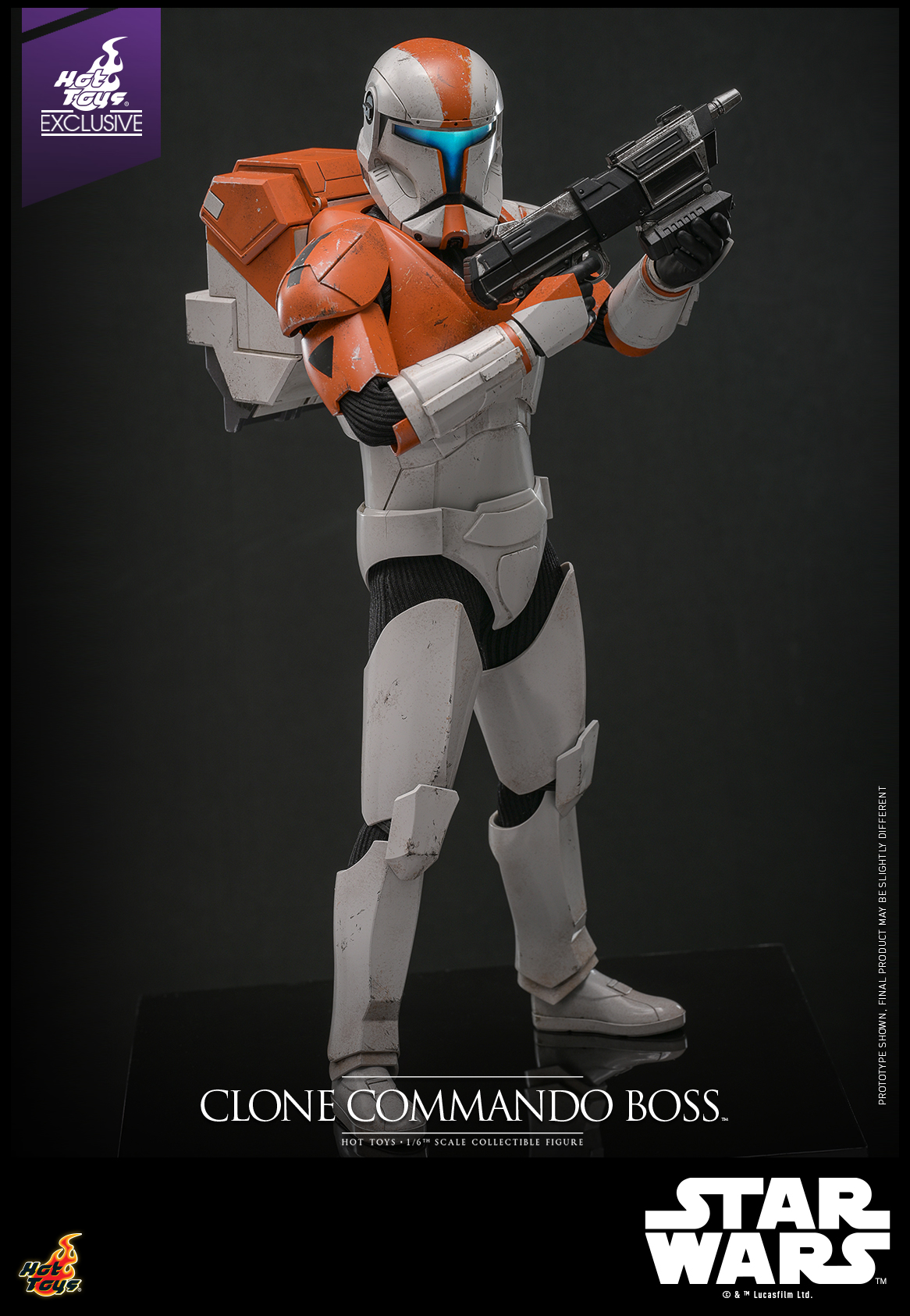 Hot Toys TMS151 Star Wars: The Clone Wars - Clone Commando Boss [Hot Toys Exclusive]