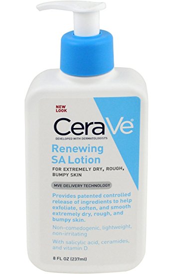 CeraVe SA Lotion โลชั่นสำหรับขนคุด ผิวหนังไก่ แห้งเป็นตุ่มคล้ายสิว ขนาด 8 oz (237 มล)