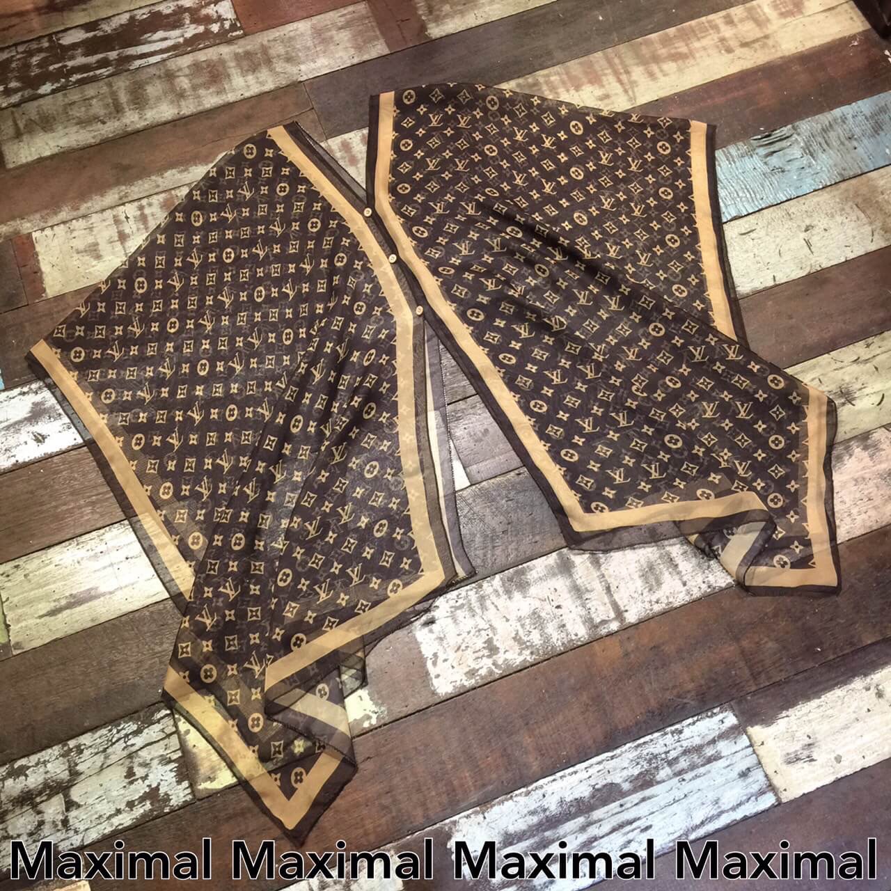 พร้อมส่ง เซทผ้าคลุมไหล่ LV & เสื้อสายเดี่ยว :Recommeded!!เสื้อคลุมไหล่โมโนแกรม งานแบรนด์ Louisvuitton