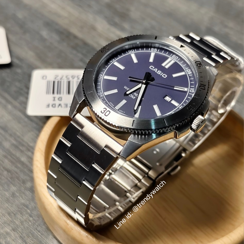 นาฬิกาข้อมือ Casio Standard Men MTP-E155 Series MTP-E155C-1E MTP-E155C-3E MTP-E155D-1E MTP-E155D-2E MTP-E155D-3E MTP-E155D-5E