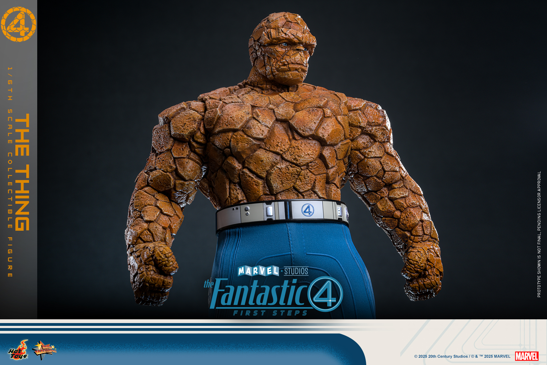 Hot Toys MMS813 The Fantastic Four: First Steps - The Thing