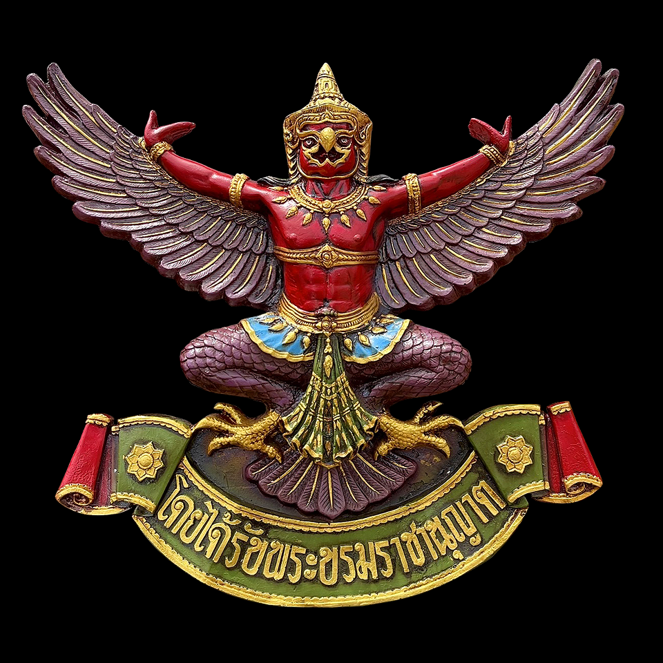 ครุฑธนาคาร พญาครุฑธนาคาร ขนาด70x70cm แขวนผนัง