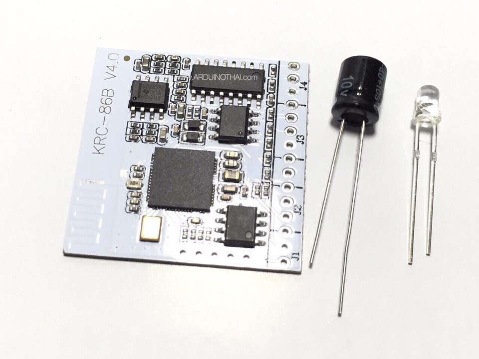 Bluetooth stereo audio receiver module V4.0 (KRC-86B) โมดูลรับสัญญาณบลูทูธแบบสเตอริโอ สต็อกไทยส่งไว